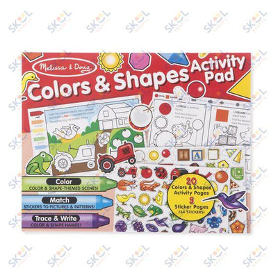 Colors & Shapes Sticker Pads