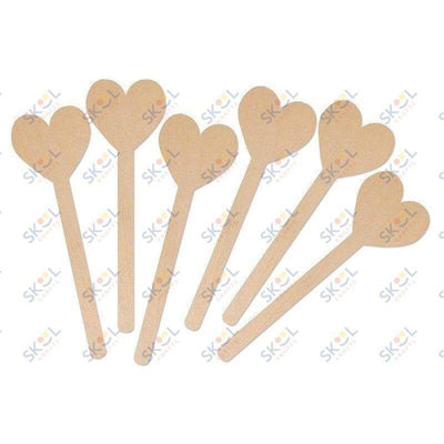 Wood Die Cut Craft Sticks (Heart, 6/pk) (Closeout)