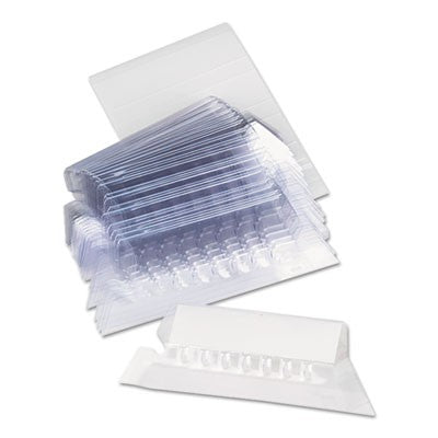 Hanging File Tabs 2.25" Clear 25/pk