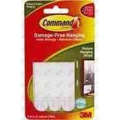 Command Mounting Strips Small 5/8" x 1 3/4" 12 Strips/Pack