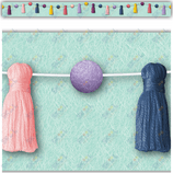 Pompom & Tassels Straight Border 3" x 35" 12/pk