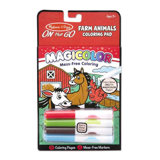 On the Go - Farm Animals Coloring Pad