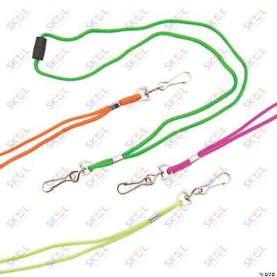 Nylon Neon Breakaway Lanyards 12/pk