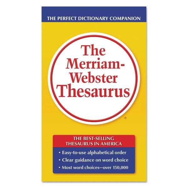 Merriam-Webster Thesaurus Book, Grades 7 to 12