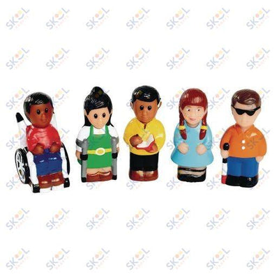 Different Abilities 3"H Friends Set of 5