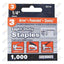 No.3 Light Duty Staples 1000/pk Narrow Crown