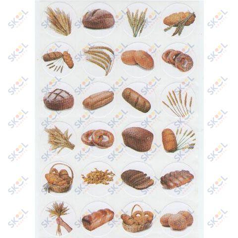 Bread Hamotzi Assortment Stickers (10 Sheets)