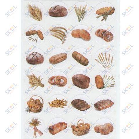 Stickers Bread Assortment 10/sheets