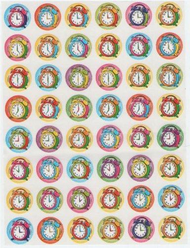 Stickers Clock 3/4" 10/sheets