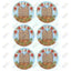 Stickers Matan Torah 1.75" 10 Sheets