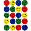 Smiles Theme Stickers 1" 120/pk
