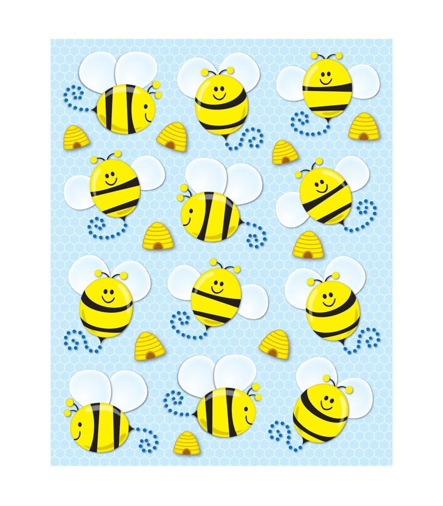 Stickers Bees Shape 6/sheets