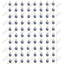 Stickers Rain Drops 1/2" 10/sheets