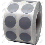 Stickers Grey Round 1/2" 1000/pk