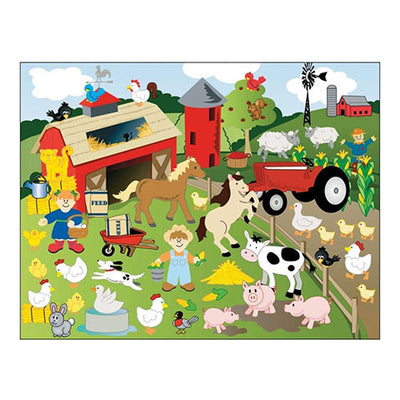 Stickers Paper Farm Scenes 12/pk