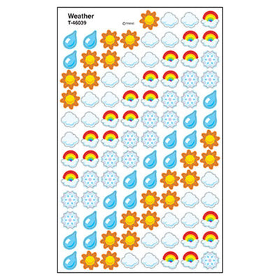Weather Stickers 7/16" 800/pk