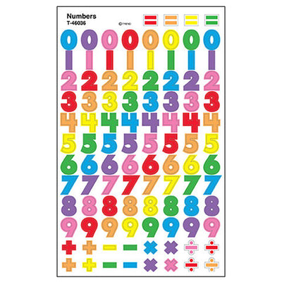 Numbers Stickers 7/16" 8 sheets