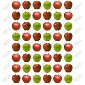 Stickers Apple 3/4