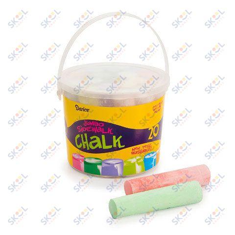 Jumbo Sidewalk Chalk 15/pk