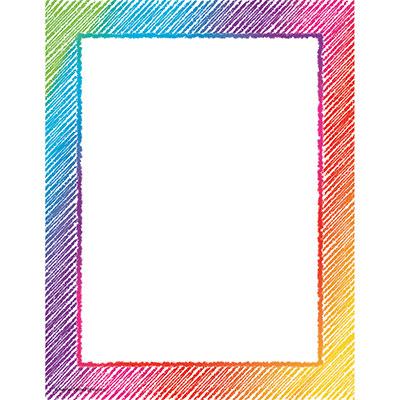 Colorful Scribble Computer Paper 8 1/2" x 11" 50/pk