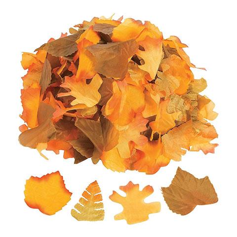 Polyester Decorative Fall Leaves 250/pk