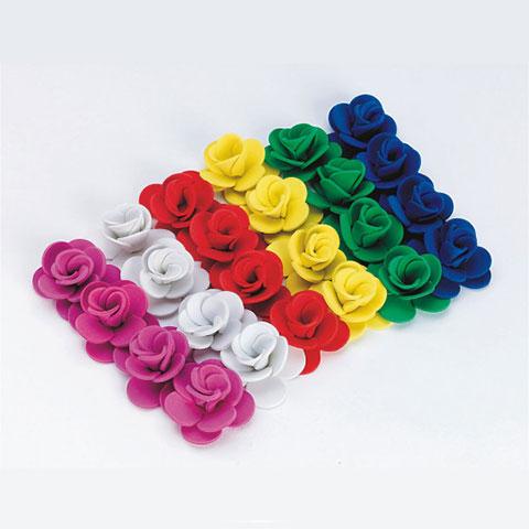 3-D Rose Foam Flower 144/pk