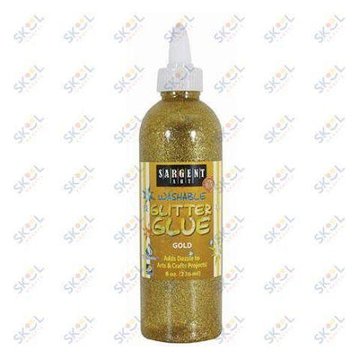 Glitter Glue (Gold, 8 oz)
