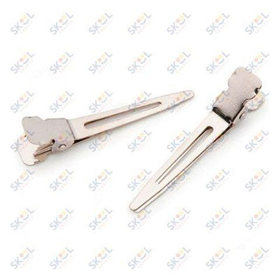 Hair Clip Nickel 2" 4/pk