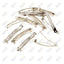 French Hair Barrettes - 70mm 24/pk