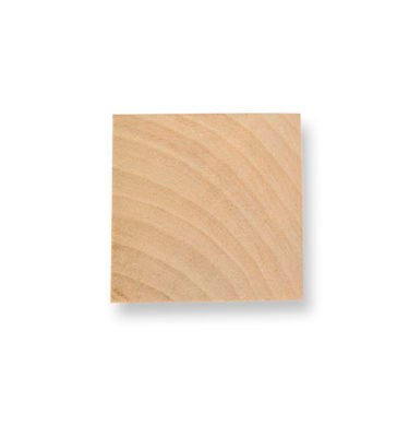 Wooden square cutout 2"x1/4" 500/pk