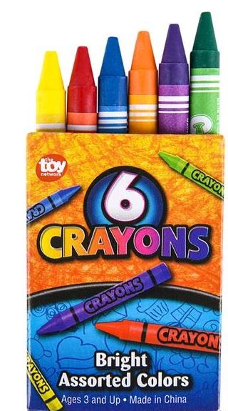 Crayon Set 6/pk