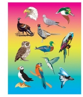Birds Die Cut Stickers 25/sheets