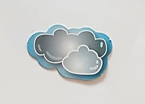 Cloud Cutout 5/pk