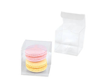 Plastic Small Clear Favor Boxes 2" x 2" x 2"