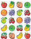 Fruit of the Spirit Stickers 1" 120/pk