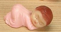 1.5" Sleeping Baby-Pink 12/pk.
