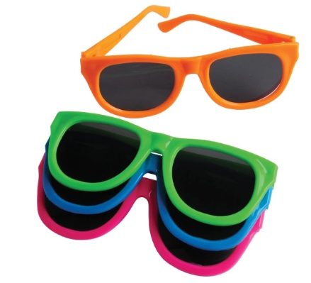 Neon Fashion Sunglasses 12/pk