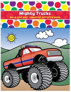 Do A Dot Art Mighty Trucks Activity Book