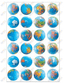 Globes Stickers