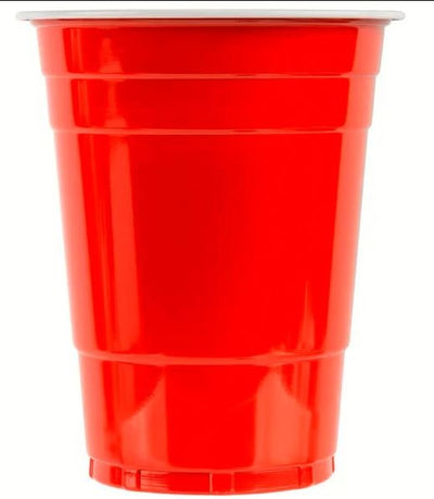 Red Plastic Cup 16oz 50/pk