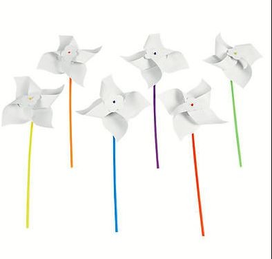 DIY paper jumbo pinwheels 24/pk 16.5"