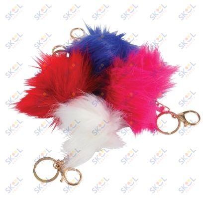 Fluffy Fur Keychains 1pc