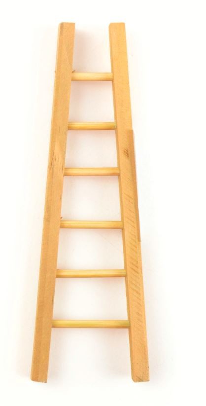 Mini Garden Wood Ladder 4.75"