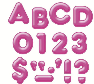 Purple 3D Uppercase Letters 2" 1/pk