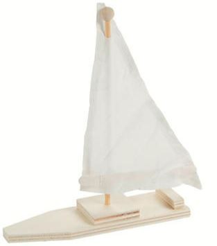DIY wood sailboat kits 12/pk