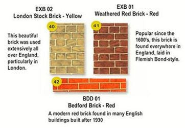 Aged brick paper Yellow (EXB02)