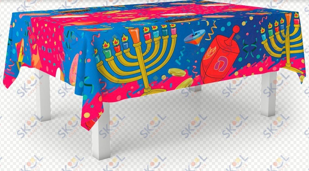 Chanukah Tablecloth 1/pk