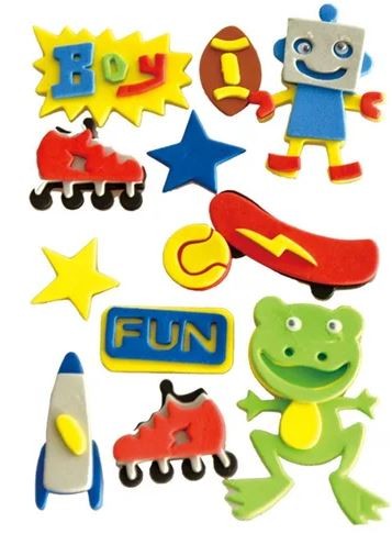Eva frog stickers
