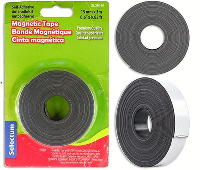 Self Adhesive Magnetic Tape 15mm x 3mm