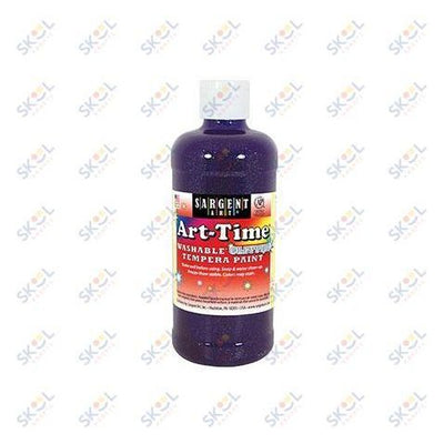 Washable Temepra Paint Glitter 16oz (Glitter Yellow)